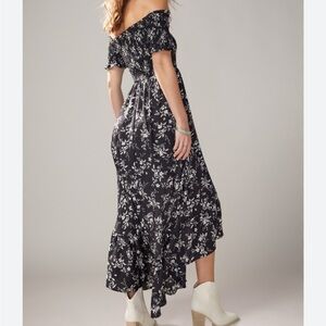 NEW! Blue Rain floral high-low dress